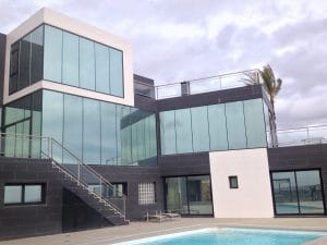 Large glass fronted house in Alicante